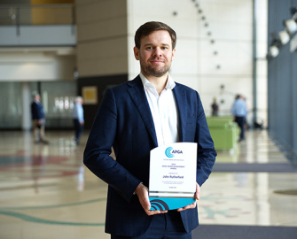 John Rutherford wins 2025 APGA Young Achievement Award